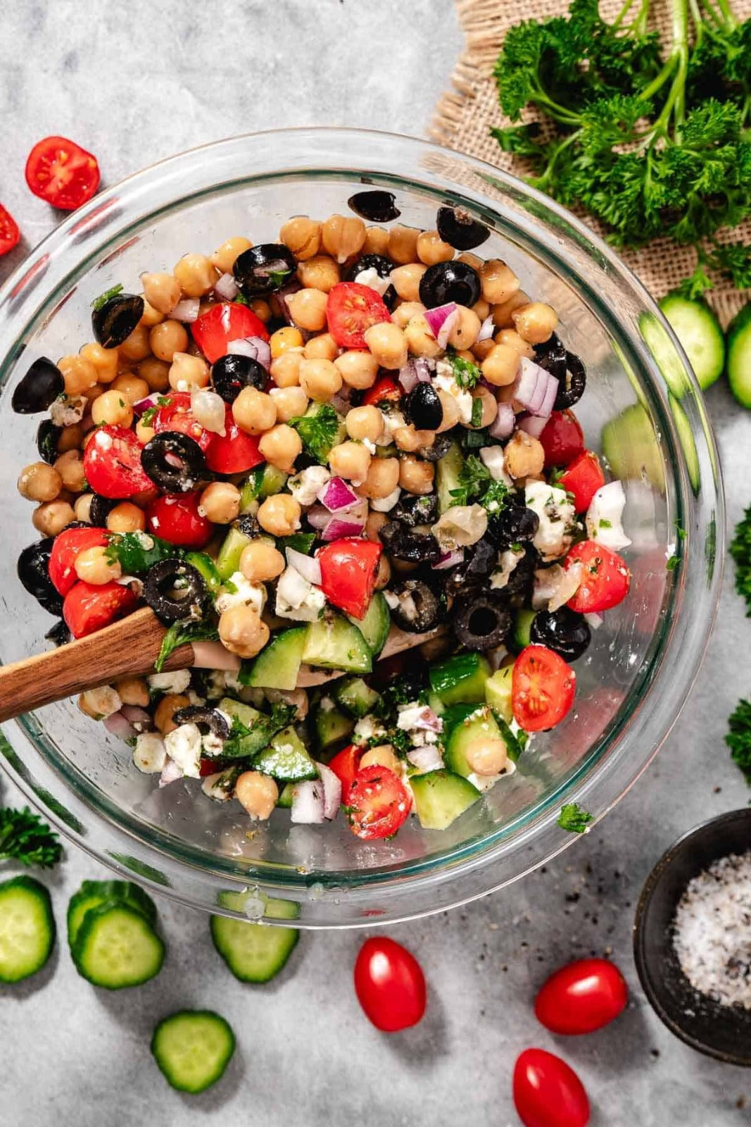 Ensalada de Garbanzos Mediterránea